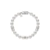 Mikimoto Akoya Cultured Pearl and Diamond Rondell Bracelet, 18K White Gold