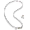 Mikimoto Akoya Cultured Pearl 18 Inch Two-Piece Set in 18K White Gold