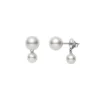 Mikimoto Classic Akoya Cultured Pearl Earrings, 18K White Gold
