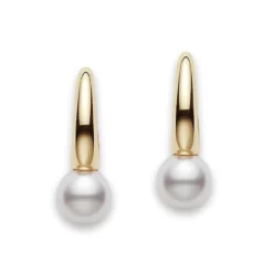 Mikimoto Classic Elegance Akoya Cultured Pearl Earrings 18K