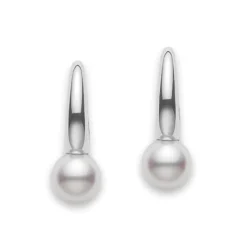 Mikimoto Classic Elegance Akoya Cultured Pearl Earrings 18K