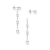 Mikimoto Graduated Akoya Cultured Pearl Dangle Earrings 18K