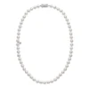 Mikimoto 16 Inch Akoya Cultured Pearl Necklace in 18K White Gold
