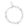 Mikimoto M Code Akoya Cultured Pearl Bracelet in 18K White Gold