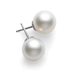 Mikimoto 7MM Akoya Cultured Pearl Earrings AAA, 18K