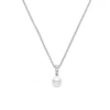 Mikimoto Morning Dew Cultured Akoya Pearl & Diamond Necklace 18K