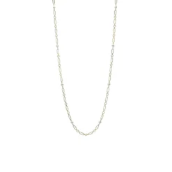 Mikimoto Paperclip Chain Akoya Cultured Pearl Necklace 18K, 32.5"
