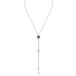 Mikimoto Pearls in Motion Mixed Pearl and Diamond Necklace, 18K White Gold