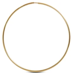 60MM Endless Hoop Earrings 14K