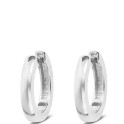 15MM Hinged Hoop Earring in Sterling Silver
