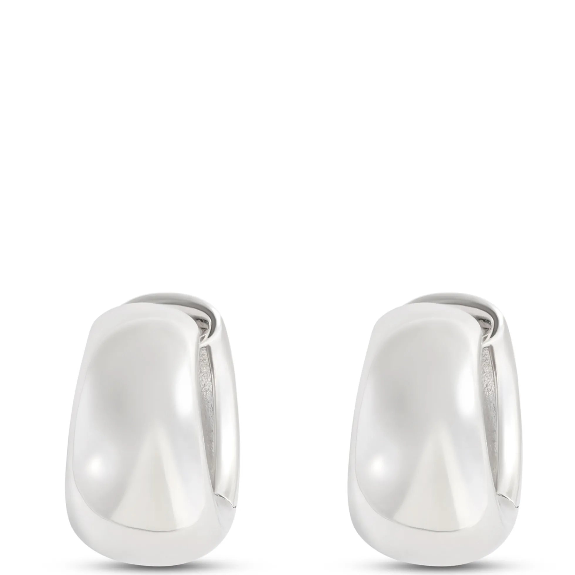 16.5MM Hoop Earrings, Sterling Silver