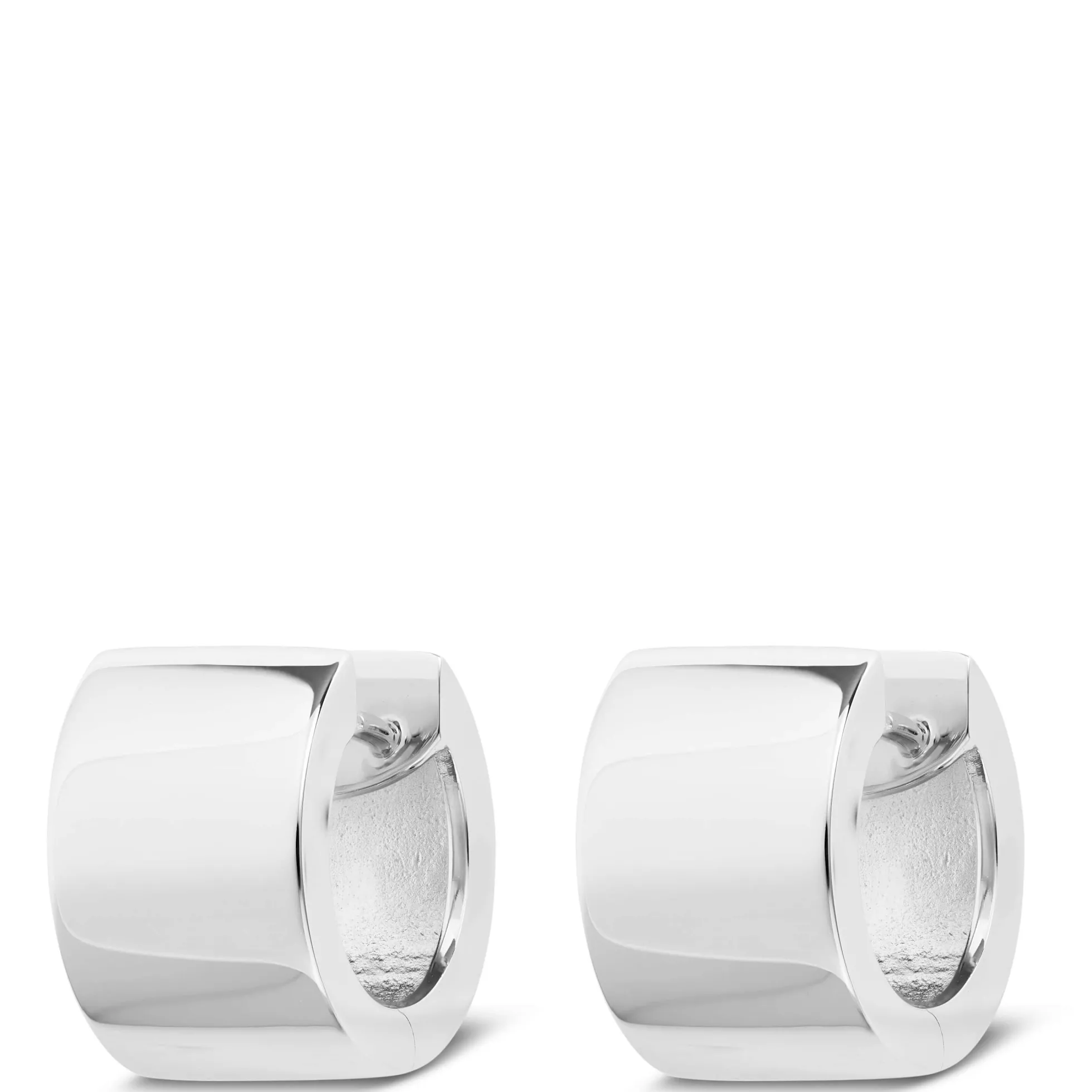 40MM Tube Hoop Earrings, 14K Yellow Gold