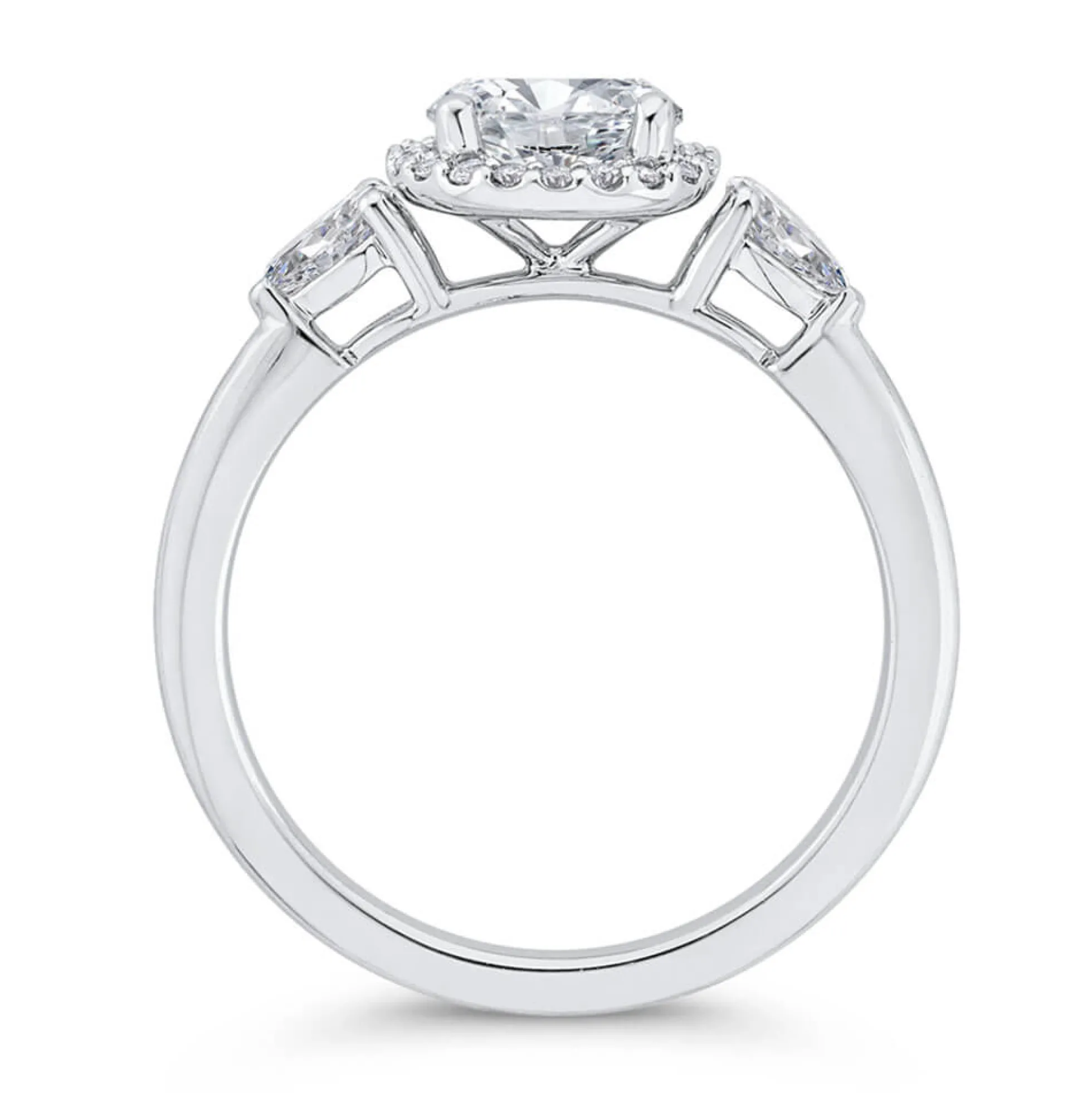 Modern Bella Ponte Diamond Engagement Ring Setting