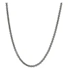 Monica Rich Kosann Black Steel "Charlie" Chain, Stainless Steel