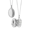 Monica Rich Kosann "Midi" Sapphire Locket in Sterling Silver