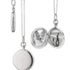 Monica Rich Kosann Slim "Quinn" Locket Necklace, Sterling Silver