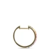 Multicolored Sapphire Hoops, 14K White Gold