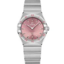 OMEGA Constellation Pink Dial Watch, 28mm