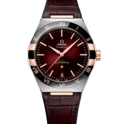 OMEGA Constellation Red Dial Watch, 41mm