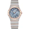 OMEGA Constellation Steel ‑ Sedna™ Gold on Steel ‑ Sedna™ Gold Blue Dial Watch, 28mm