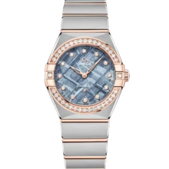OMEGA Constellation Steel ‑ Sedna™ Gold on Steel ‑ Sedna™ Gold Blue Dial Watch, 28mm