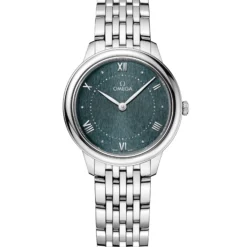 OMEGA De Ville Prestige Green Dial Watch, 30mm