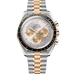 OMEGA Seamaster Moonwatch Professional Steel ‑ Moonshine™ Gold on Steel ‑ Moonshine™ Gold Strap Silver Dial Watch, 42mm