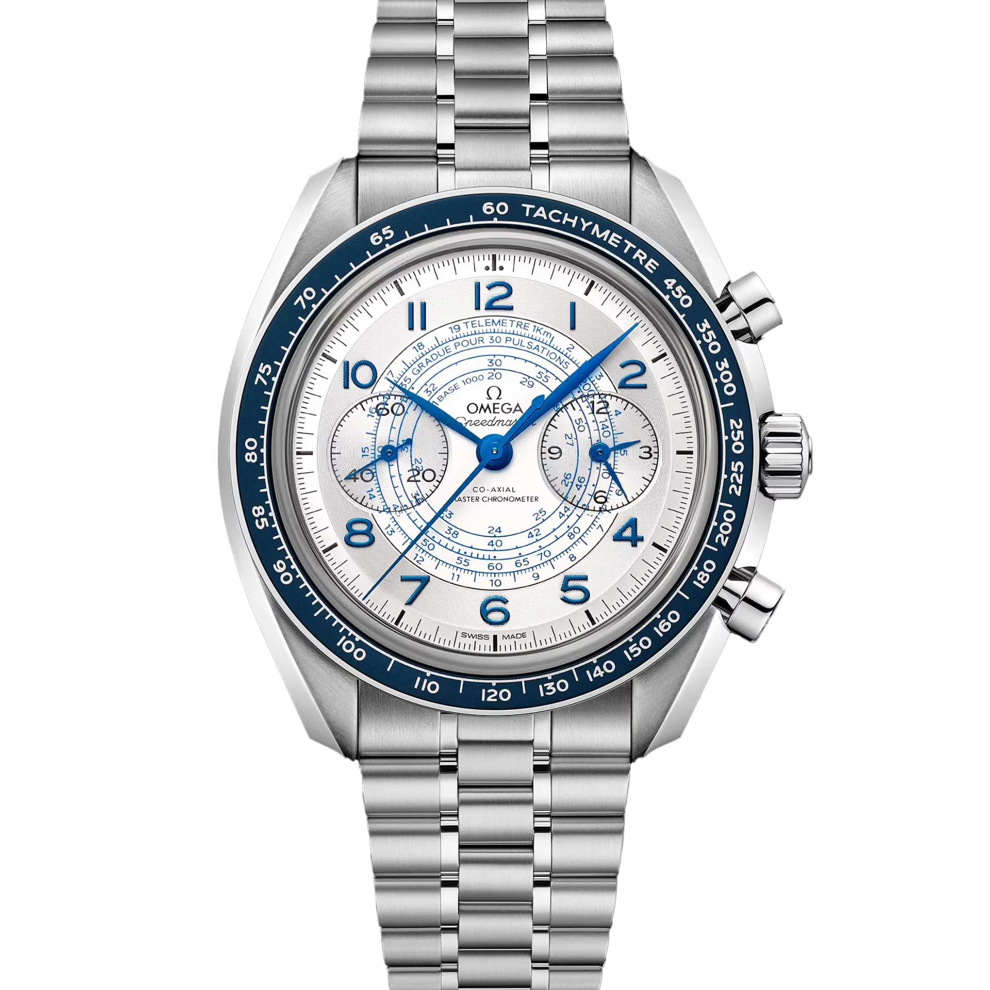 OMEGA Speedmaster Chronoscope White Dial Watch, 43mm