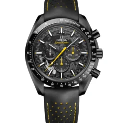 OMEGA Speedmaster Dark Side Of The Moon Black Ceramic on Rubber Strap Black Dial Watch, 44.25mm
