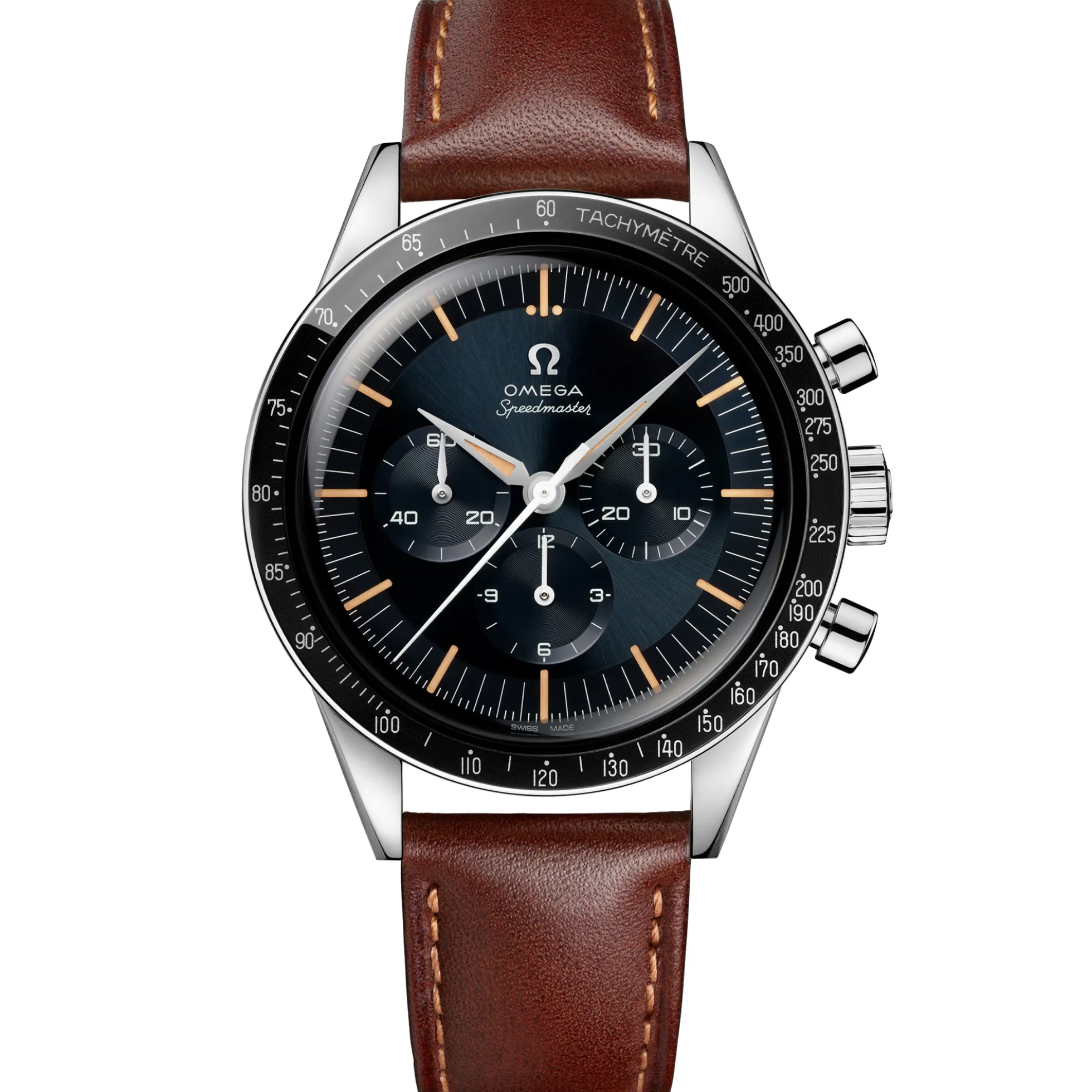 OMEGA Speedmaster First in Space Blue-Gray Dial Watch, 39.7mm