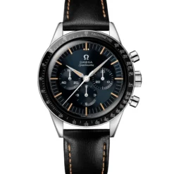 OMEGA Speedmaster First in Space Blue-Gray Dial Watch, 39.7mm