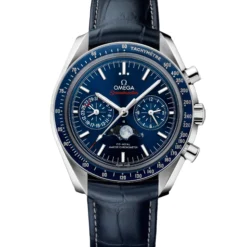 OMEGA Speedmaster Moonphase Blue Dial Watch, 44.25mm