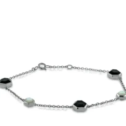 Onyx & Mother of Pearl Bracelet