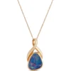 Opal Doublet Pendant 14K