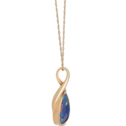 Opal Doublet Pendant 14K