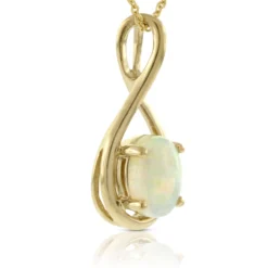 Opal Pendant 14K