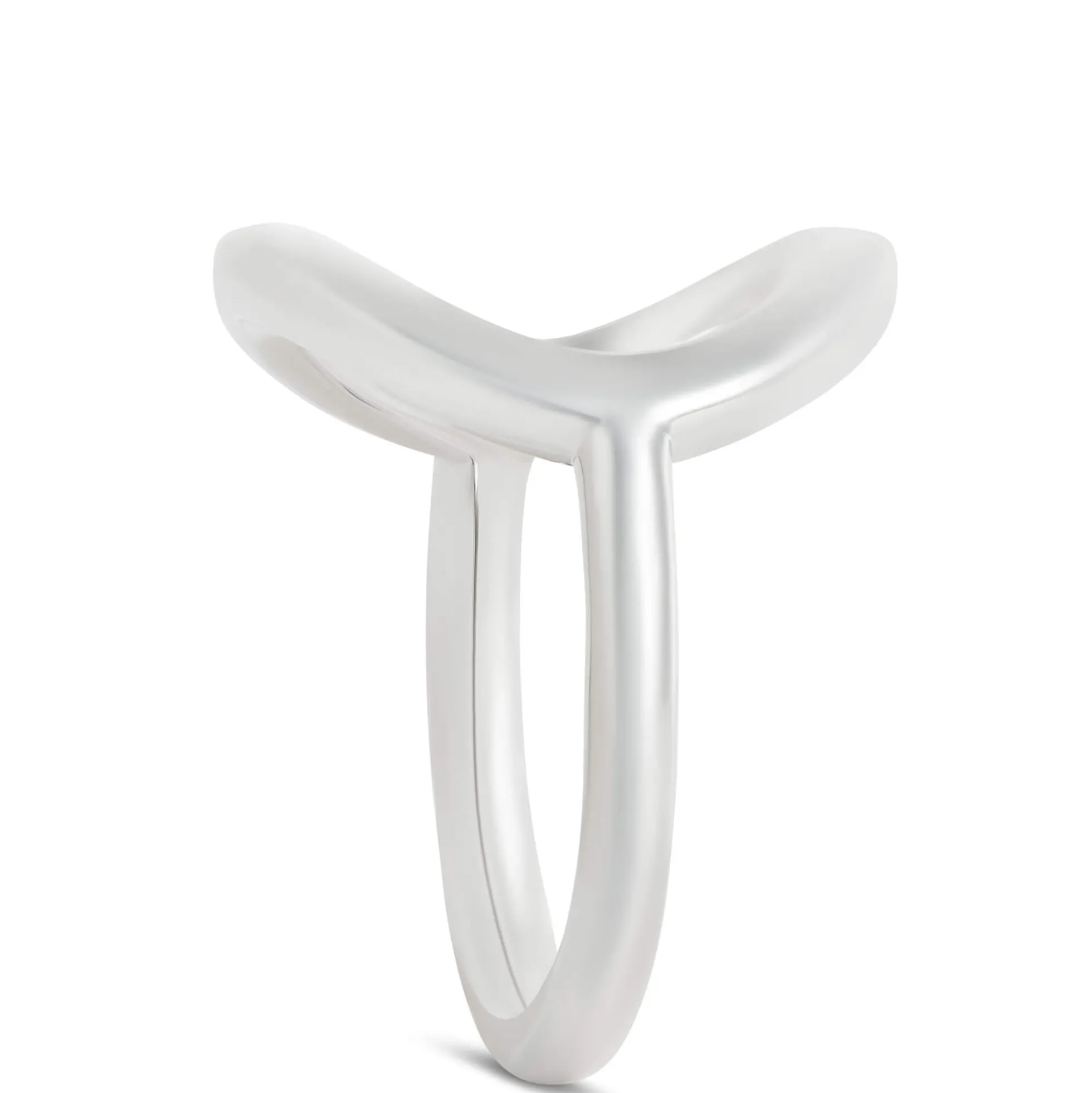 Open Oval Ring, Sterling Silver