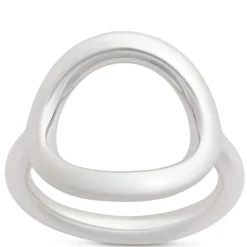 Open Oval Ring, Sterling Silver