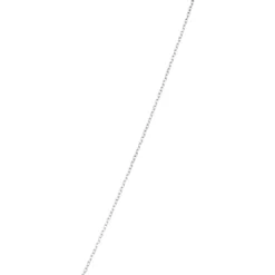 Oval Aquamarine Pendant, 14K White Gold