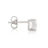 Oval Diamond Studs, 1 Carat Total Weight, 14K, White Gold