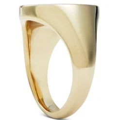 Oval Signet Ring, 14K Yellow Gold