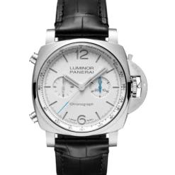 Panerai Luminor Chrono White Dial Watch, 44mm