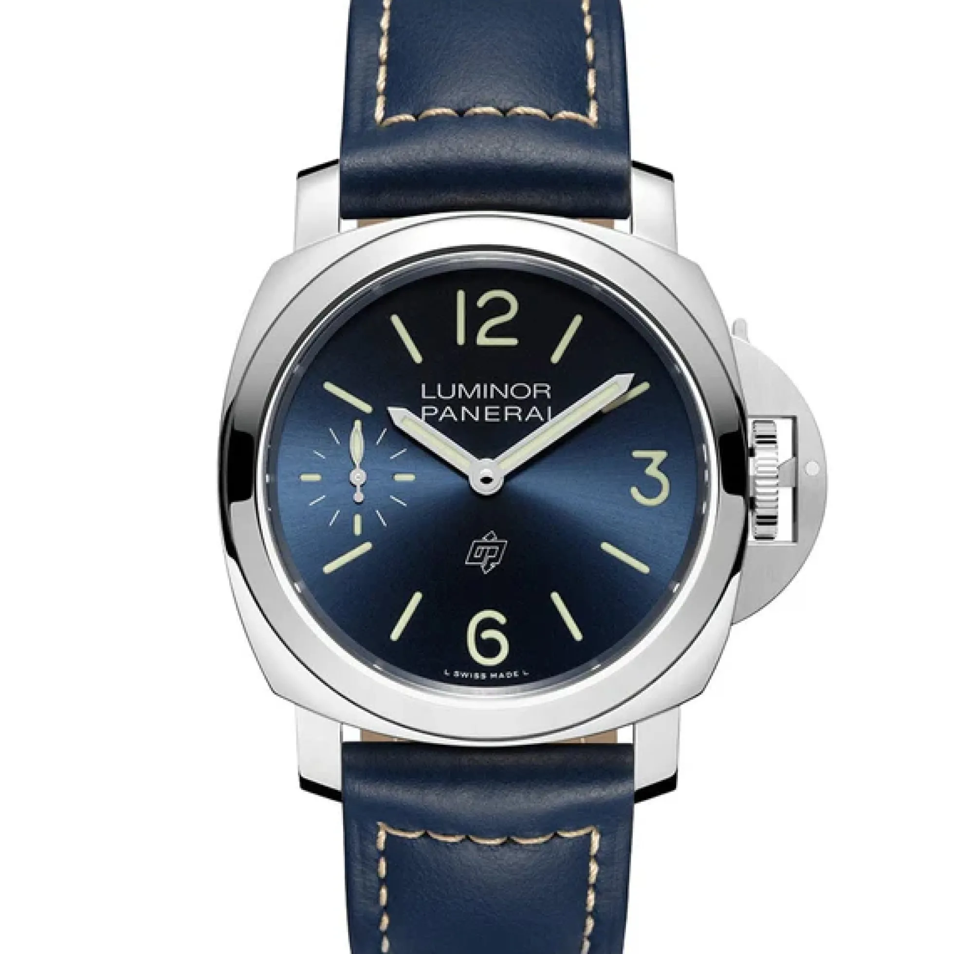 Panerai Luminor Logo Blue Dial Watch, 44mm
