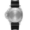 Panerai Submersible Black Dial Rubber Steel Watch, 42mm