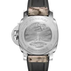 Panerai Submersible QuarantaQuattro Navy SEALs Black Dial Watch, 44mm
