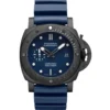 Panerai Submersible QuarantaQuattro Carbotech™ Blu Abisso Watch, 44mm