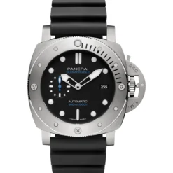 Panerai Submersible Titanio Watch Black Dial, 47MM