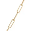 Paperclip Chain Necklace 14K, 24"