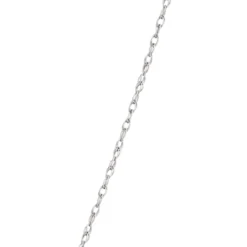 Pearl and Blue Topaz Pendant Necklace, 14k White Gold