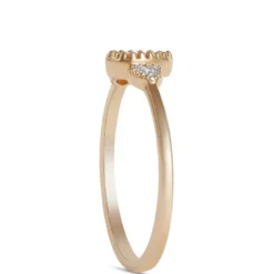 Pear Shaped Aquamarine and Diamond Ring, 14K Yellow Gold